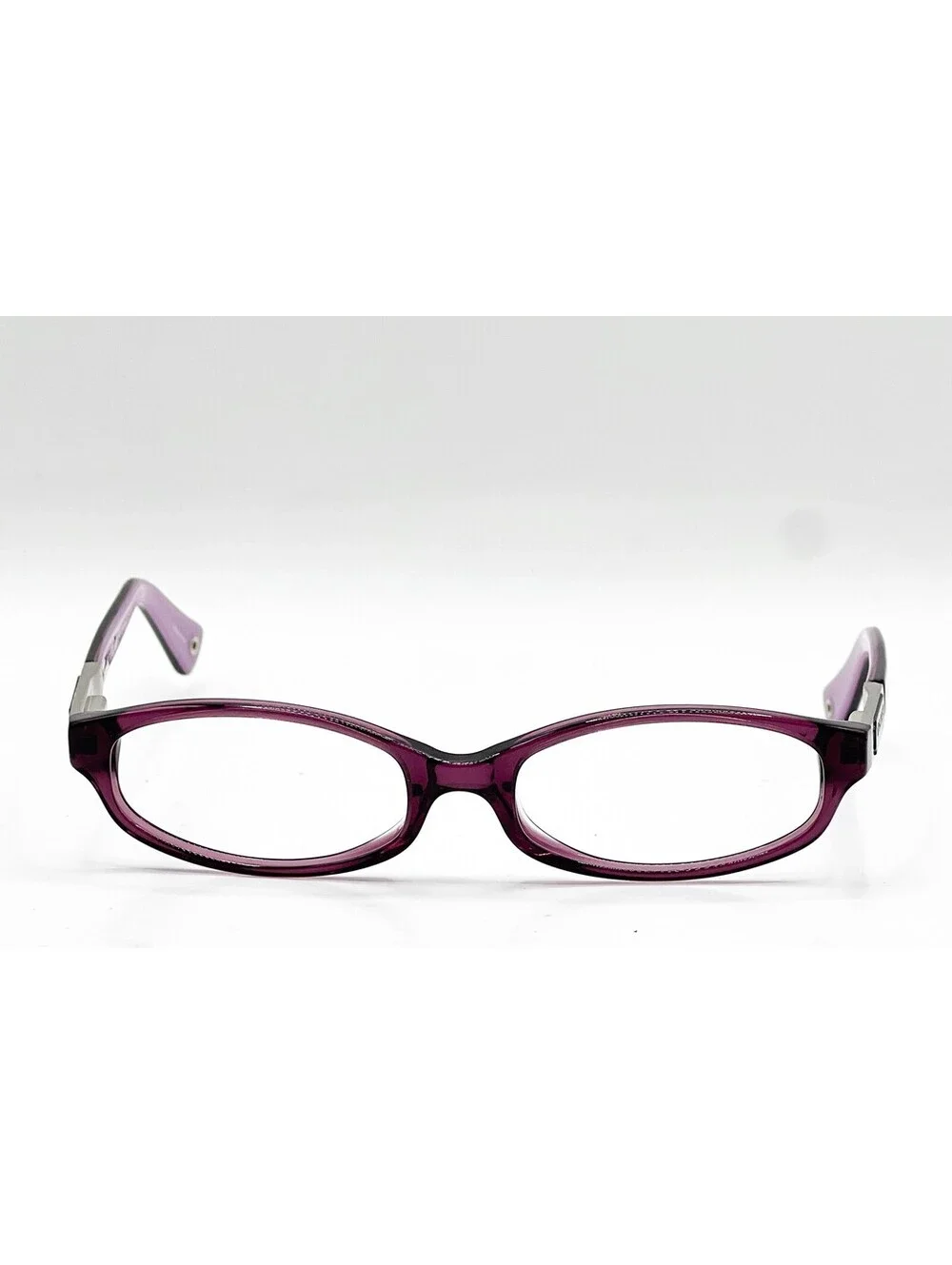 Coach HC 6037 5069 Crystal Purple Oval Authentic Eyeglass Frames 51-16